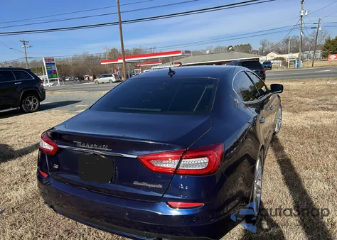2016 Maserati Quattroporte S Q4 z USA, uszkodzony, nr VIN ZAM56RRA7G1166150